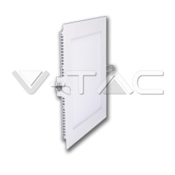 V-TAC 4864 lampada incasso slim faro 6W Pannello LED Premium QUADRATO bianco neutro 4500K