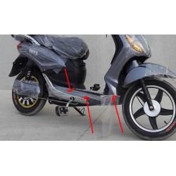 PLASTICA FRONTALE DEL FANALE - bici elettrica scooter sky II tipo z-tech