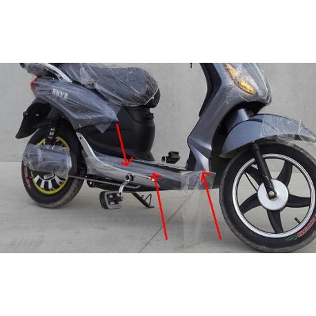 PLASTICA FRONTALE DEL FANALE - bici elettrica scooter sky II tipo z-tech