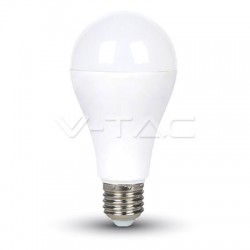 Lampadina LED 15W A65 E27 Termoplastico Bianco caldo