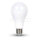 Lampadina LED 15W A65 E27 Termoplastico Bianco naturale