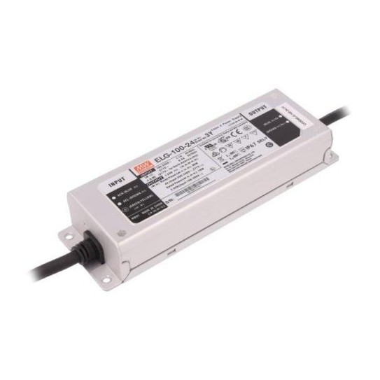 MEAN WELL ELG-100-24 3y CARICA Alimentatore SWITCHED-MODE LED 96W 24VDC 4A