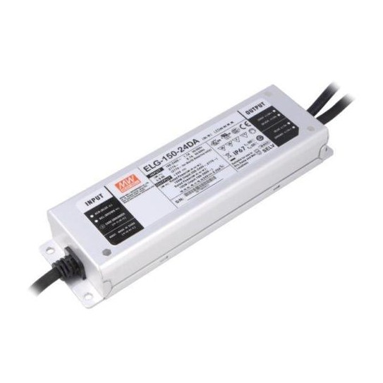 MEAN WELL ELG-150-24 CARICA Alimentatore switched-mode COMUNICAZIONE DALI Led 150W