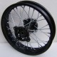 CERCHIO CANALE 1.85X10 KAYO BSE 10" PIT BIKE POSTERIORE PERNO RUOTA DA 15mm 30 RAGGI PER GOMME 3.00X10