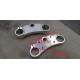 coppia piastre motard minigp interasse foro 48 lunghezza da foro a foro 163mm