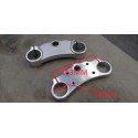 coppia piastre motard minigp interasse foro 48 lunghezza da foro a foro 163mm