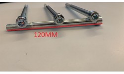 kit 4PZ PERNI SUPPORTI MANUBRIO 12cm M8 DADI BULLONI VITI FISSAGGIO