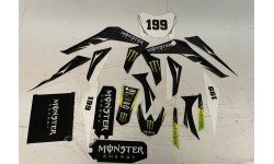 ADESIVI MONSTER PER PIT BIKE KAYO TS90 TSD110 TD125