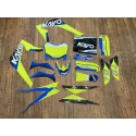 ADESIVI GIALLO FLU PER PITBIKE KAYO TD125 TSD110 TS90 TS90R