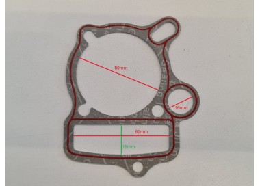 GUARNIZIONE DEL BASAMENTO DEL CILINDRO PER MOTORE YX 125 PITBIKE KAYO TT125 QUAD AT125 125cc