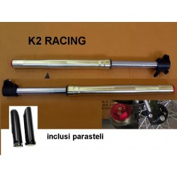 Forcelle k2 ANTERIORI regolabili per pit bike sospensioni racing ammortizzatori