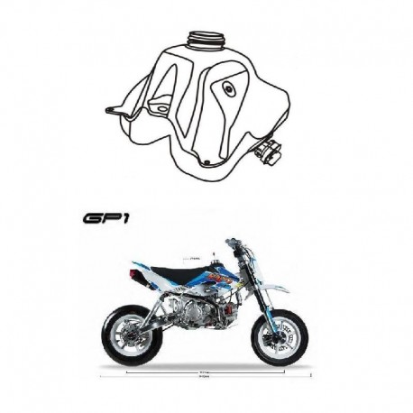 SERBATOIO BENZINA GP1 SUPERMOTO KAYO PIT BIKE MOTARD