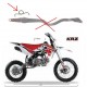 01pz MOLLA del Pedale PEDALINA leva piede freno pit bike SCORPION BSE KRZ CROSS